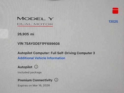 2023 Tesla Model Y Performance Dual Motor All-Wheel Drive