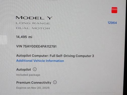 2023 Tesla Model Y *AUTOPILOT, NAVIGATION, SAFETY ALERTS, ADAPTIVE CRUISE, SURROUND VIEW CAMERAS, PANORAMA GLASS ROOF, HEATED SEATS/STEERING WHEEL, 20 INCH INDUCTION WHEELS, WIRELESS CHARGING