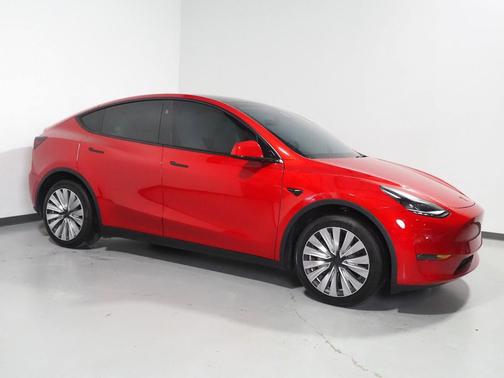 Red Multi-Coat 2023 Tesla Model Y *AUTOPILOT, NAVIGATION, SAFETY ALERTS, ADAPTIVE CRUISE, SURROUND VIEW CAMERAS, PANORAMA GLASS ROOF, HEATED SEATS/STEERING WHEEL, WIRELESS CHARGING
