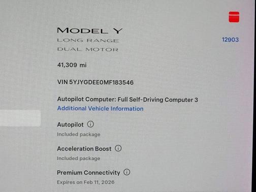 2021 Tesla Model Y Long Range Dual Motor All-Wheel Drive