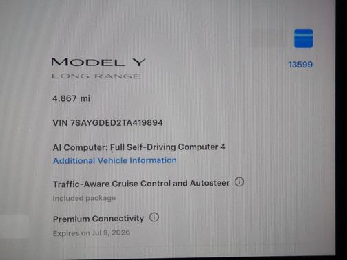 Deep Blue Metallic 2026 Tesla Model Y Premium Rear-Wheel Drive