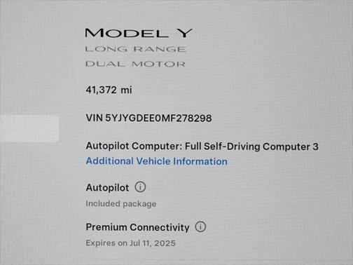 2021 Tesla Model Y Long Range Dual Motor All-Wheel Drive