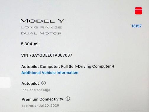 2026 Tesla Model Y *AUTOPILOT, NAVIGATION, SAFETY ALERTS, ADAPTIVE CRUISE, AUTOMATIC PARKING, SURROUND CAMERAS, PANORAMA GLASS ROOF, CLIMATE SEATS, HEATED STEERING, 20 INCH HELIX WHEELS, WIRELESS CHARGING