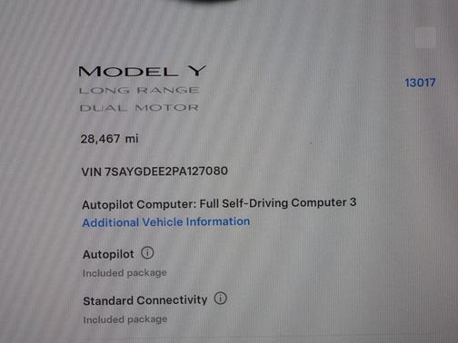 2023 Tesla Model Y *AUTOPILOT, NAVIGATION, SAFETY ALERTS, ADAPTIVE CRUISE, SURROUND VIEW CAMERAS, PANORAMA GLASS ROOF, HEATED SEATS/STEERING WHEEL, WIRELESS CHARGING