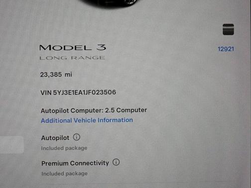 2018 Tesla Model 3 Standard