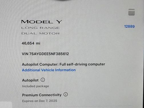 2022 Tesla Model Y Long Range Dual Motor All-Wheel Drive
