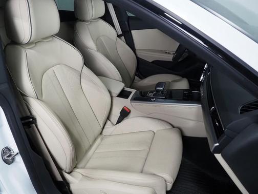 Glacier White Metallic 2024 Audi A5 Sportback 45 S Line Premium Plus