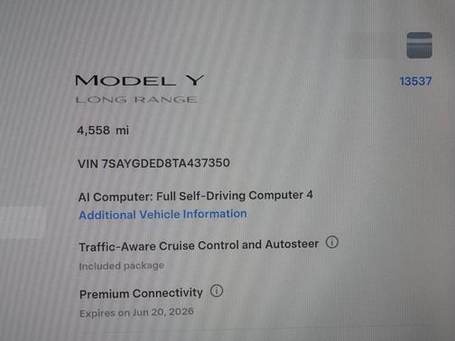 Stealth Grey 2026 Tesla Model Y *AUTOPILOT, NAVIGATION, SAFETY ALERTS, ADAPTIVE CRUISE, AUTOMATIC PARKING, SURROUND CAMERAS, PANORAMA GLASS ROOF, CLIMATE SEATS, HEATED STEERING, WIRELESS CHARGING