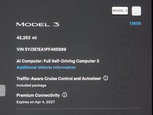 Midnight Silver Metallic 2023 Tesla Model 3 Standard Range