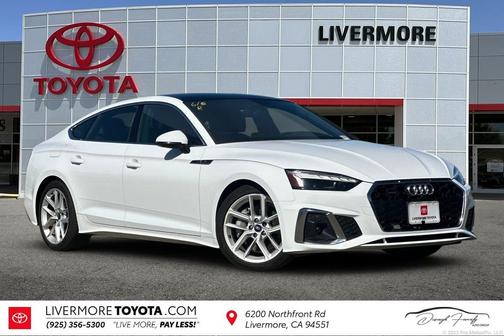 Arkona White 2024 Audi A5 Sportback 45 S Line Premium Plus