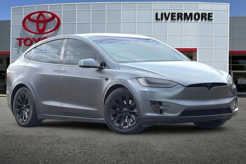 Gray 2020 Tesla Model X Long Range Dual Motor All-Wheel Drive