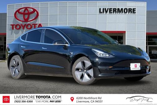 Solid Black 2019 Tesla Model 3 Long Range