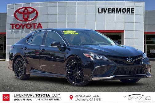 Midnight Black Metallic 2024 Toyota Camry XSE