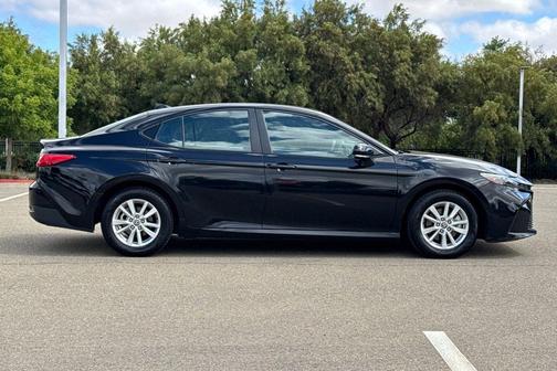 Midnight Black Metallic 2025 Toyota Camry LE