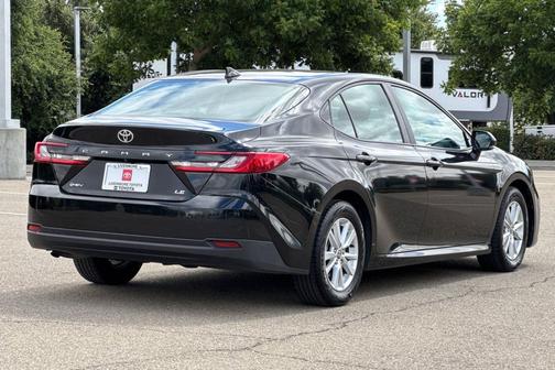 Midnight Black Metallic 2025 Toyota Camry LE