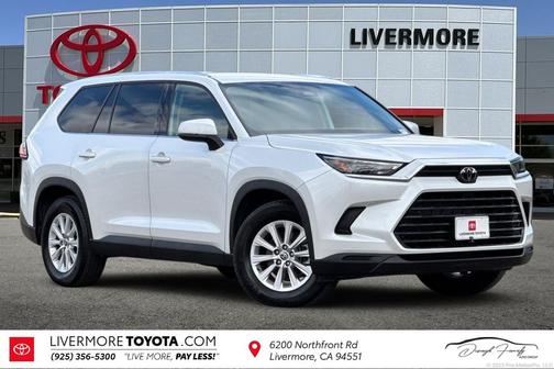 Wind Chill Pearl 2025 Toyota Grand Highlander XLE