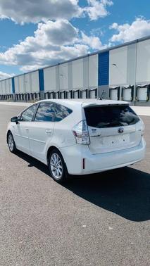 Super White 2012 Toyota Prius v Five