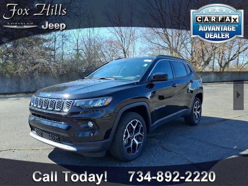 Diamond Black Crystal Pearlcoat 2026 Jeep Compass Limited