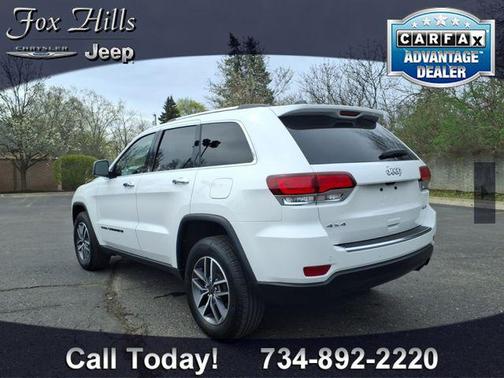 Bright White Clearcoat 2022 Jeep Grand Cherokee Limited