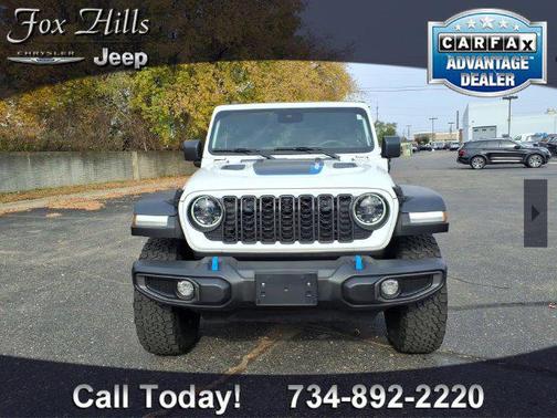 Bright White Clearcoat 2024 Jeep Wrangler 4xe Rubicon