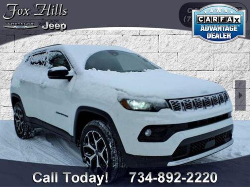 Bright White Clearcoat 2026 Jeep Compass Limited