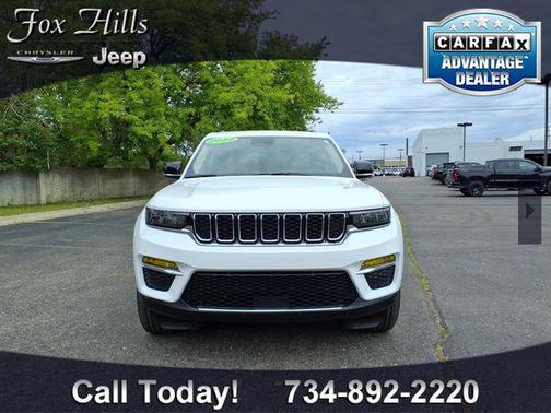 Bright White Clearcoat 2022 Jeep Grand Cherokee Limited