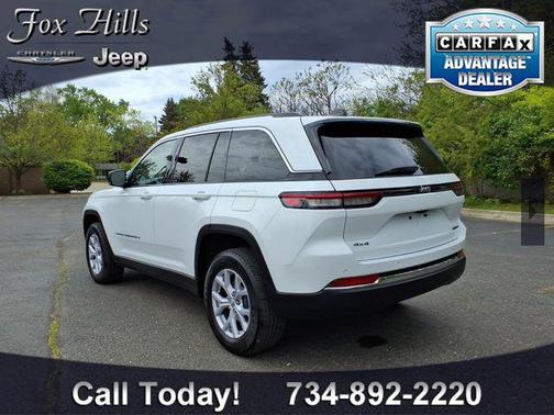 Bright White Clearcoat 2022 Jeep Grand Cherokee Limited