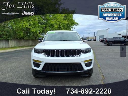 Bright White Clearcoat 2022 Jeep Grand Cherokee Limited