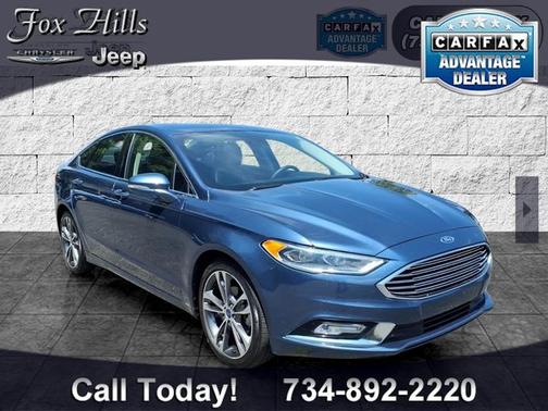 Blue Metallic 2018 Ford Fusion Titanium