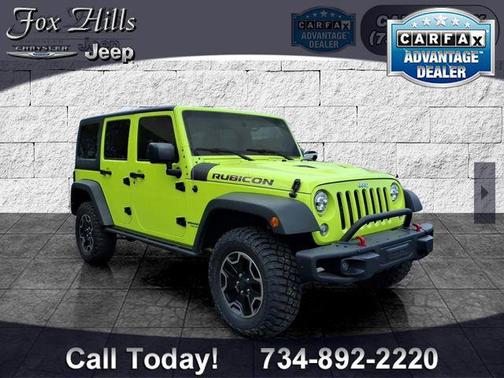 Hypergreen Clearcoat 2016 Jeep Wrangler Unlimited Rubicon