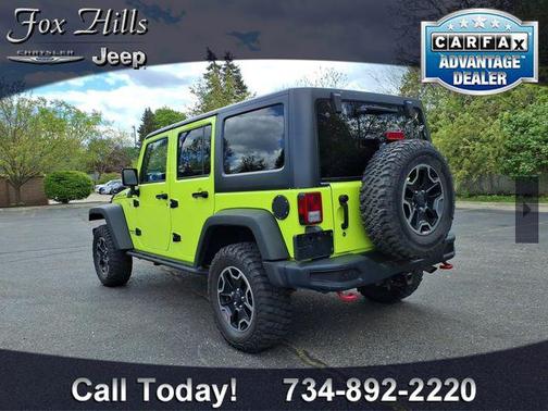 Hypergreen Clearcoat 2016 Jeep Wrangler Unlimited Rubicon