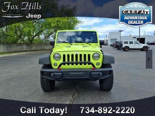 Hypergreen Clearcoat 2016 Jeep Wrangler Unlimited Rubicon