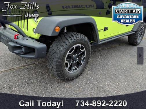 Hypergreen Clearcoat 2016 Jeep Wrangler Unlimited Rubicon