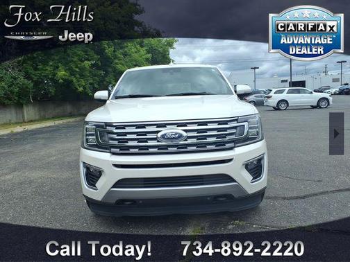 White Platinum Clearcoat Metallic 2018 Ford Expedition Limited