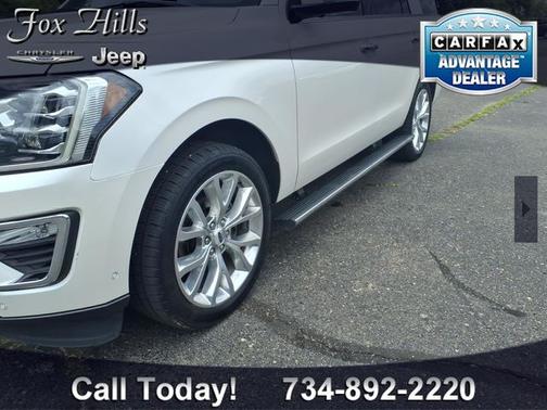 White Platinum Clearcoat Metallic 2018 Ford Expedition Limited