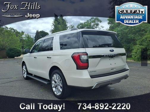 White Platinum Clearcoat Metallic 2018 Ford Expedition Limited
