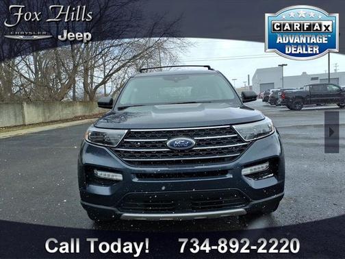 Stone Blue Metallic 2022 Ford Explorer XLT