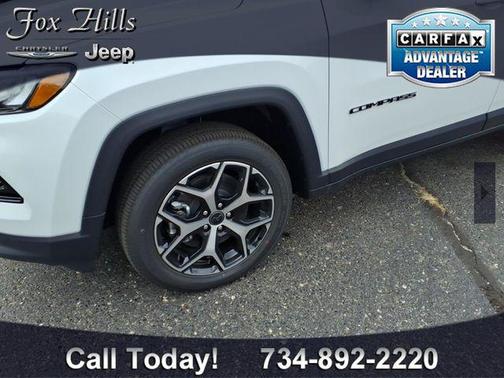 Bright White Clearcoat 2026 Jeep Compass Limited