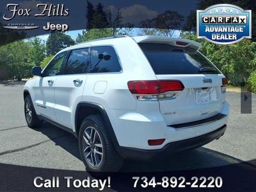 Bright White Clearcoat 2020 Jeep Grand Cherokee Limited