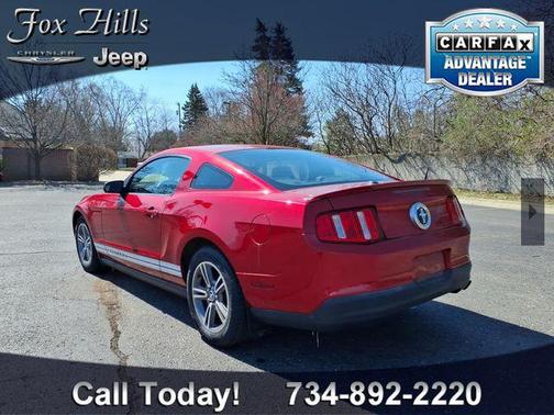 Red 2010 Ford Mustang Premium