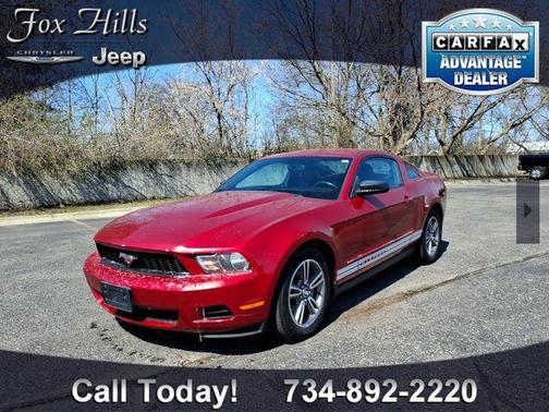 Red 2010 Ford Mustang Premium