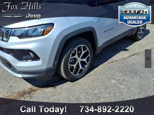Silver 2024 Jeep Compass Limited
