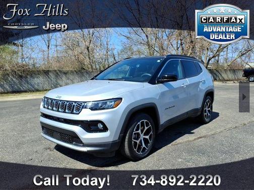 Silver Zynith Metallic Clearcoat 2024 Jeep Compass Limited