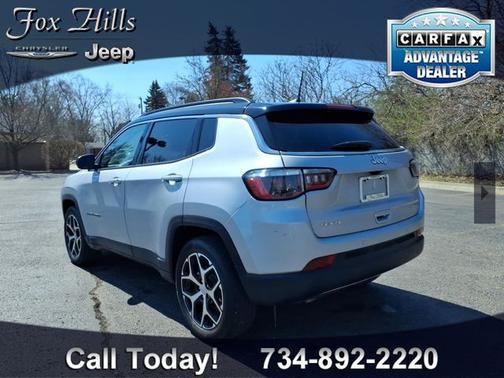 Silver 2024 Jeep Compass Limited