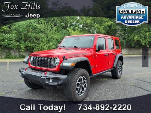 Red Clearcoat 2025 Jeep Wrangler Rubicon