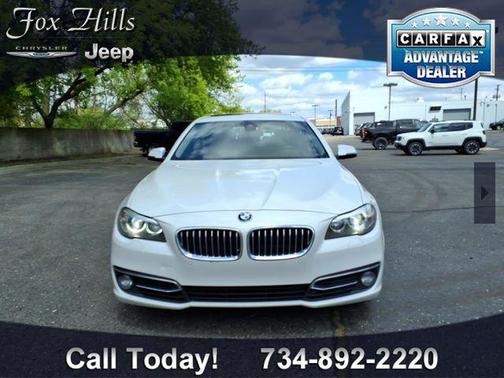 White Metallic 2016 BMW 535 xDrive
