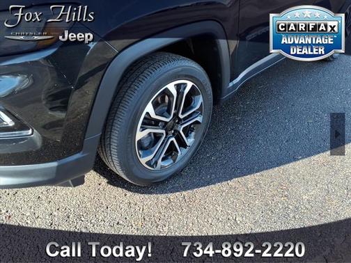 Diamond Black 2023 Jeep Compass Limited