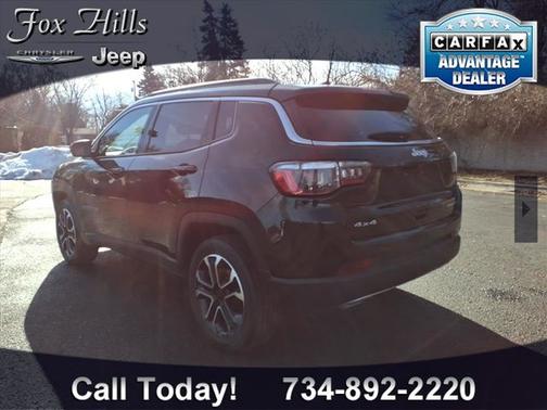 Diamond Black 2023 Jeep Compass Limited