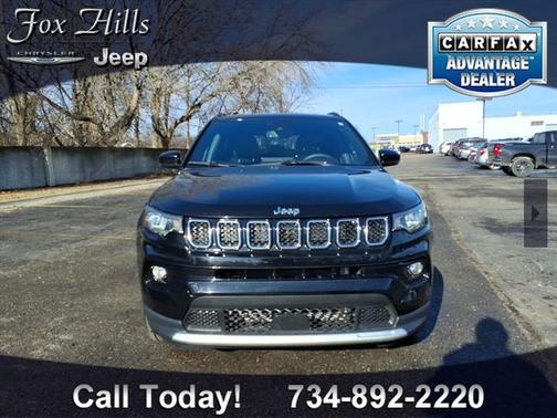 Diamond Black 2023 Jeep Compass Limited