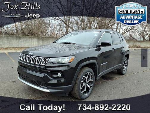 Diamond Black Crystal Pearlcoat 2026 Jeep Compass Limited